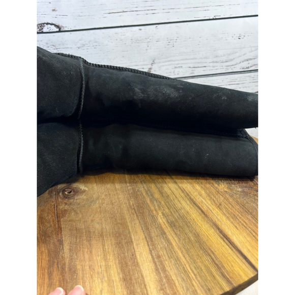 Women's EMU Australia Black Suede Winter Boots US 6 - Picture 13 of 16